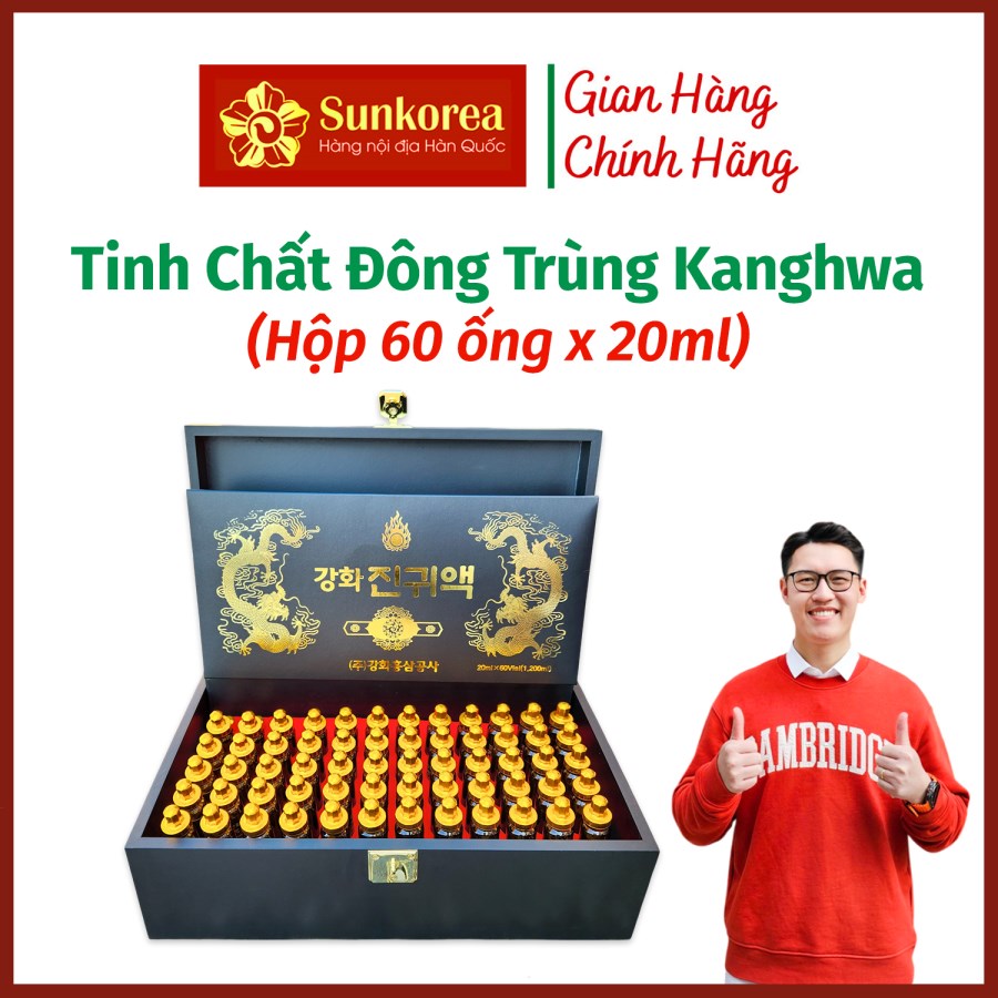 Tinh Chất Đông Trùng Hạ Thảo KANGHWA 60 ống x 20ml
