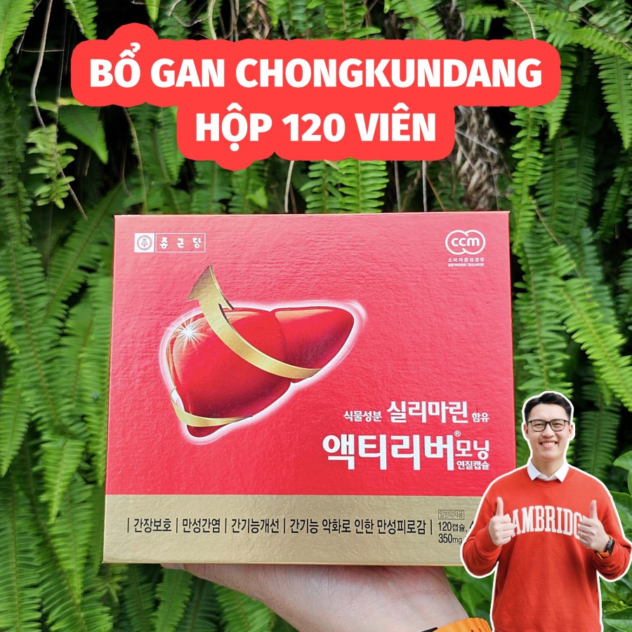 Viên Uống Bổ Gan CHONGKUNDANG 120 viên - Hàng Nội Địa Hàn Quốc